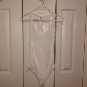 Ribbed tank top bodysuit